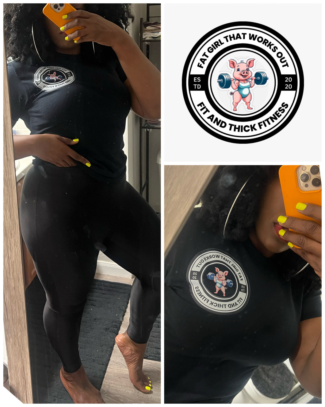 F.A.T Fitness Logo T-shirt
