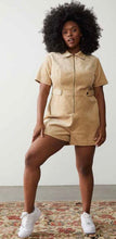 Load image into Gallery viewer, Corduroy Zip-Up Romper 3X
