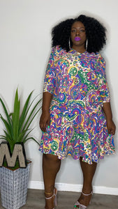 “Selma” VINTAGE 2 Piece Dress (20/22)
