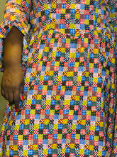Load image into Gallery viewer, VINTAGE Patchwork Tea Dress  (L/XL)
