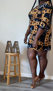 Versace Inspired Bodycon (Size 10)