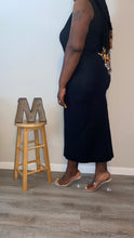 Load image into Gallery viewer, Asymmetrical Noire Midi Skirt (Large)
