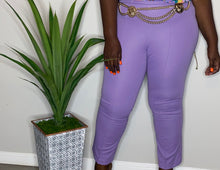 Load image into Gallery viewer, Vintage Polyester Lilac Trousers (14/16)
