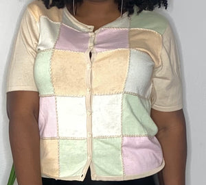 VINTAGE BFA CLASSICS Crop Cardigan  (1X)
