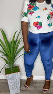 VINTAGE CAROLE LITTLE CROP SWEATER (S)