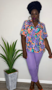 Vintage Polyester Lilac Trousers (14/16)