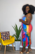 Load image into Gallery viewer, Color Burst Tube Dress (Fits up to 2X)
