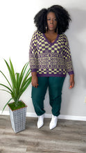 Load image into Gallery viewer, VINTAGE SATURDAY MORNING V-NECK SWEATER (2X)
