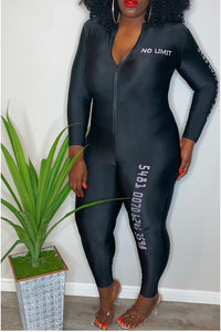 “Charge it to the game” Jumpsuit (FITS UP TO 2X)