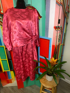 Vintage Barbie Pink STAR WORLD Dress (18)