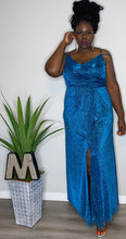 Load image into Gallery viewer, “Morgan” Glitter Gown w/ front split (18W)
