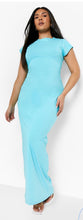 Load image into Gallery viewer, Turquoise Cap Sleeve Maxi (16)
