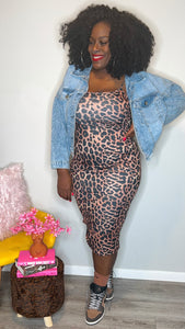 Cheetah Midi-Bodycon (XL)