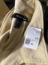 Load image into Gallery viewer, Corduroy Zip-Up Romper 3X
